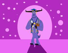 Monster at work vector