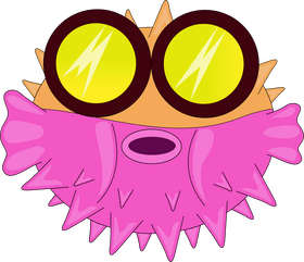 Cute fish cartoon clipart