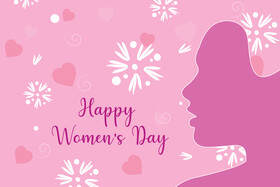 Happy women's day vector