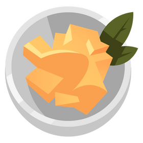 Melon salad clipart