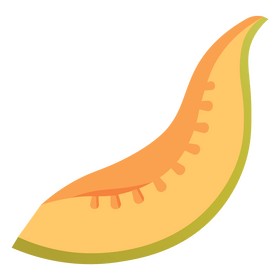 Melon slice clipart