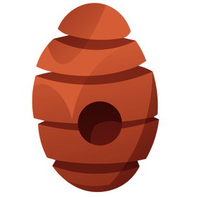 Bee hive clipart