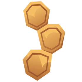 Bee honeycombs clipart