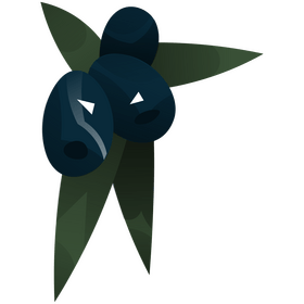Olives leaves clipart