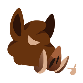 Boar angry clipart