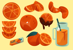 Orange vector