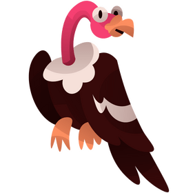 Condor bird cartoon clipart