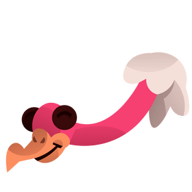 Condor happy cartoon clipart