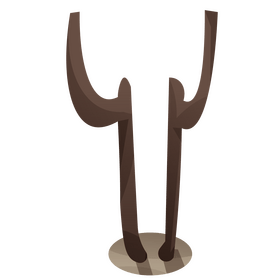 Deer horns clipart