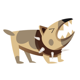 Dog bark clipart