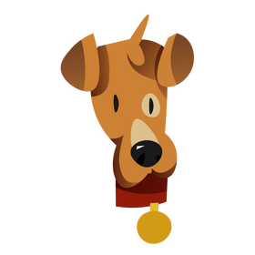 Dog good boy clipart