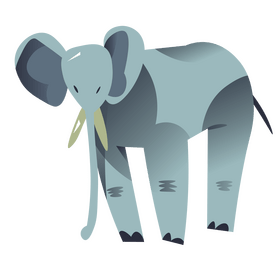 Elephant cartoon clipart