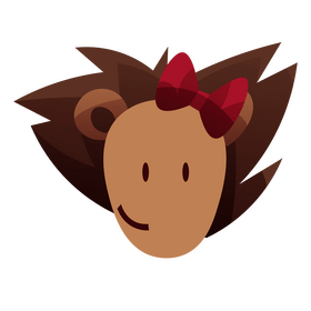 Cartoon hedgehog cute clipart