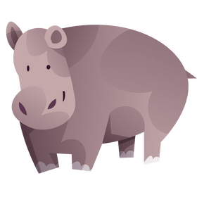 Hippopotamus clipart