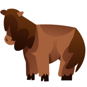 Horse fluffy clipart
