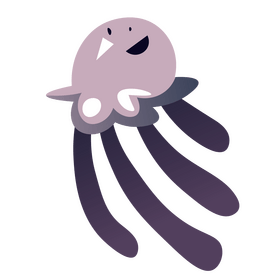 Jellyfish happy clipart