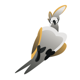 Cartoon cockatoo clipart