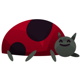 Adorable ladybug clipart
