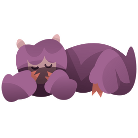 Llama animal lying clipart