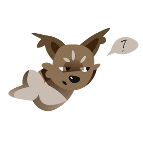 Cartoon lynx question clipart