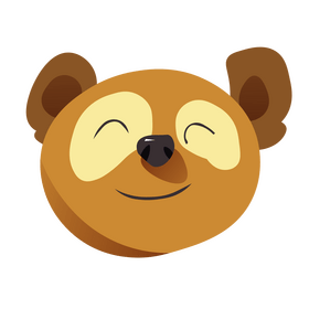 Cute meerkat happy clipart