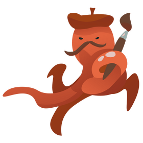 Octopus artist clipart