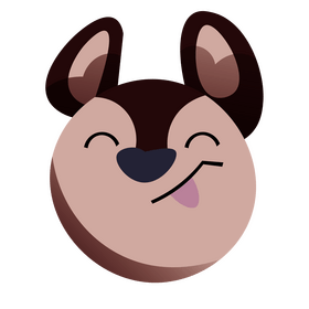 Cute okapi smiling clipart