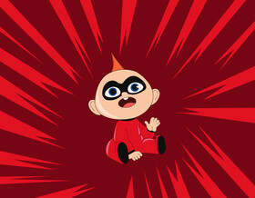 Incredibles jack jack vector