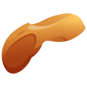 Peanut shell clipart