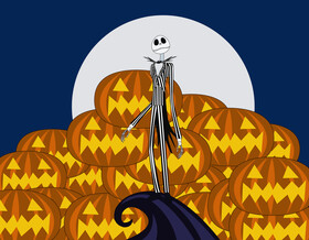 Jack Skellington vector - for free download