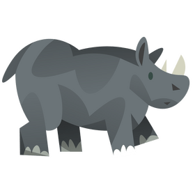 Rhinoceros clipart