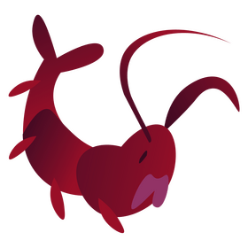 Shrimp cartoon clipart