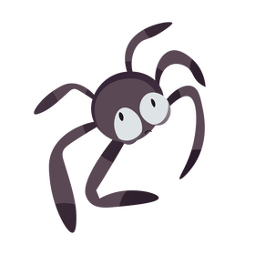 Spider cartoon clipart