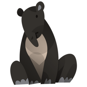 Tapir cute clipart