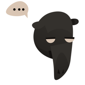 Cartoon tapir tired clipart