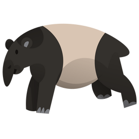 Tapir clipart
