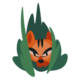 Cartoon tiger clipart