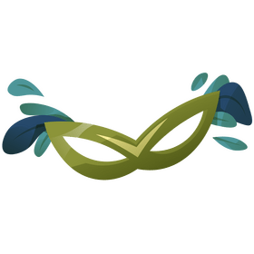 Carnival mask Brazil clipart