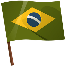 Brazil flag clipart