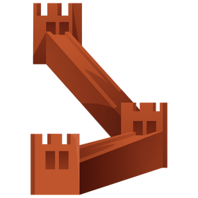 Great Wall of China clipart