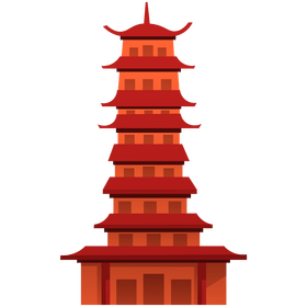 China temple clipart