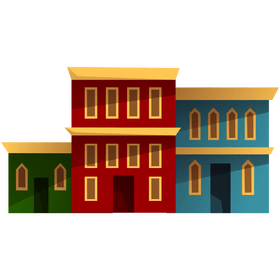 Colombia town clipart