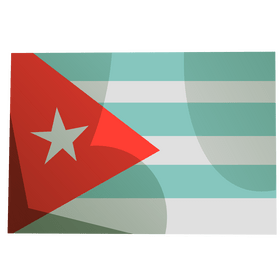 Cuba flag clipart