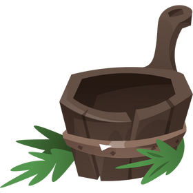Finnish sauna clipart