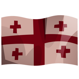 Georgia flag clipart