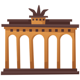 Brandenburg Gate, Germany clipart