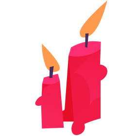 Candles clipart