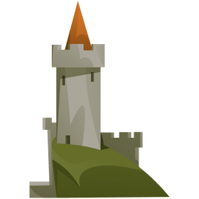 Ireland castle cartoon clipart