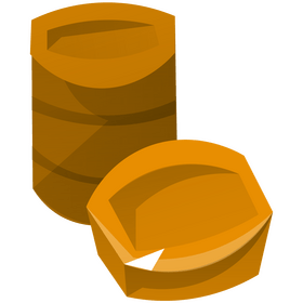 Ireland coins, money, gold clipart