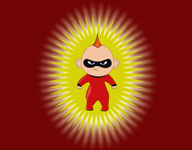 Incredibles jack jack vector